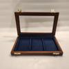 Display box for 3 medals (blue velvet in photo) view 3