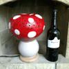 Mushroom night light, Gourd lamp, Nursery lamp, Gift for her, forest decorations, beaded mushroom lamp, view 3