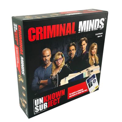 Criminal Minds Unknown Subject Board Games for Adults  Adult Games for Game Night, Social Deduction, Board Games for Family Night, Family Game, Ages 14+, 5-8 Multi-Player Games