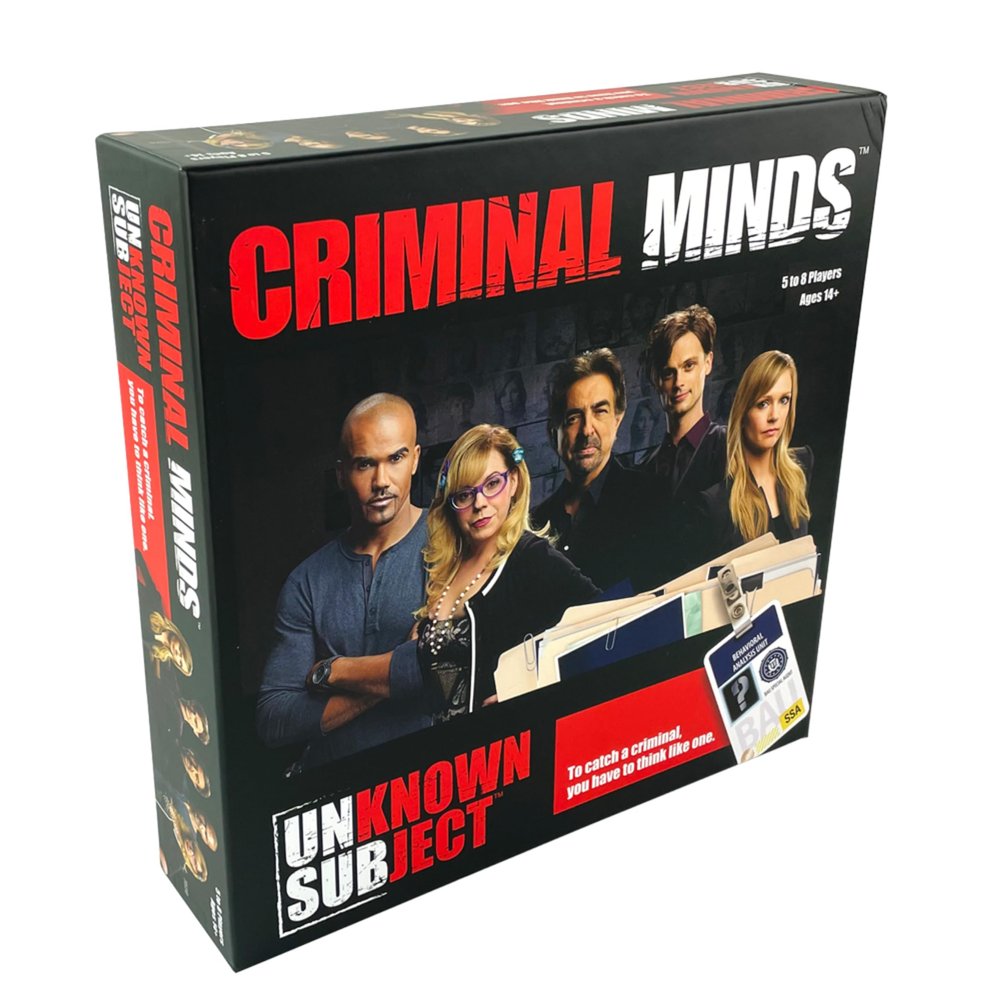 Criminal Minds Unknown Subject Board Games for Adults  Adult Games for Game Night, Social Deduction, Board Games for Family Night, Family Game, Ages 14+, 5-8 Multi-Player Games