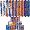 Civaner Slap Bracelets for Kids, 40 Pcs Dart Battle Slap Wristbands Dart Gun Themed Party Favors for Boy's Birthday Party Gifts School Classroom Prize Exchange, 10 Styles view 1