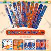 Civaner Slap Bracelets for Kids, 40 Pcs Dart Battle Slap Wristbands Dart Gun Themed Party Favors for Boy's Birthday Party Gifts School Classroom Prize Exchange, 10 Styles view 2