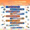 Civaner Slap Bracelets for Kids, 40 Pcs Dart Battle Slap Wristbands Dart Gun Themed Party Favors for Boy's Birthday Party Gifts School Classroom Prize Exchange, 10 Styles view 3