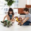 AULUDA Dinosaur Plush Toy, Triceratops Stuffed Animal Throw Plushie Pillow Doll, Soft Grey Fluffy Friend Hugging Cushion - Present for Every Age & Occasion view 4