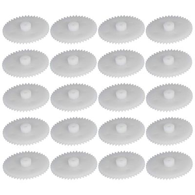 Heyiarbeit 20pcs Plastic Gears 46 Teeth Model 462A Reduction Gear Plastic Worm Gears for RC Car Robot Motor
