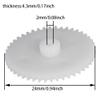Heyiarbeit 20pcs Plastic Gears 46 Teeth Model 462A Reduction Gear Plastic Worm Gears for RC Car Robot Motor view 2