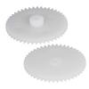 Heyiarbeit 20pcs Plastic Gears 46 Teeth Model 462A Reduction Gear Plastic Worm Gears for RC Car Robot Motor view 4