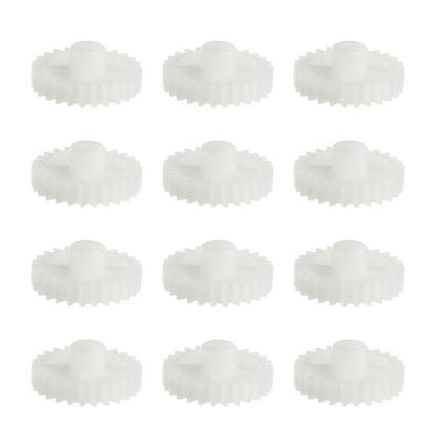Heyiarbeit 50pcs Plastic Gears 26 Teeth Model 262A Reduction Gear Plastic Worm Gears for RC Car Robot Motor