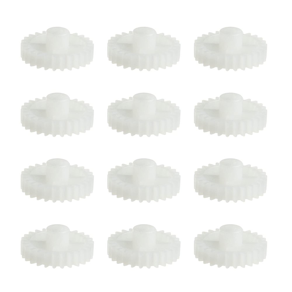 Heyiarbeit 50pcs Plastic Gears 26 Teeth Model 262A Reduction Gear Plastic Worm Gears for RC Car Robot Motor