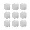 Heyiarbeit 10pcs Plastic Gears 12 Teeth Model 123A Reduction Gear Plastic Worm Gears for RC Car Robot Motor view 1