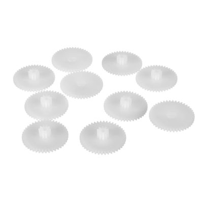 Heyiarbeit 10pcs Plastic Gears 44 Teeth Model 44102B Reduction Gear Plastic Worm Gears for RC Car Robot Motor