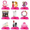9Pack SPA Makeup Party Honeycomb Centerpiece Table Decorations,SPA Makeup Party Decorations view 1