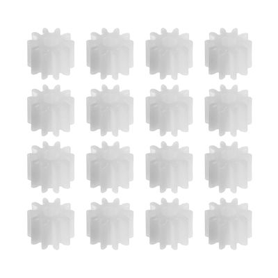 Heyiarbeit 50pcs Plastic Gears 10 Teeth Model 102A Reduction Gear Plastic Worm Gears for RC Car Robot Motor