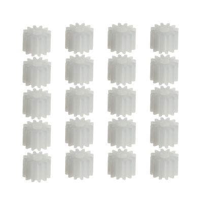 Heyiarbeit 30pcs Plastic Gears 12 Teeth Model 122.5A Reduction Gear Plastic Worm Gears for RC Car Robot Motor