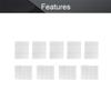 Heyiarbeit 10pcs Plastic Gears 10 Teeth Model 102A Reduction Gear Plastic Worm Gears for RC Car Robot Motor view 3