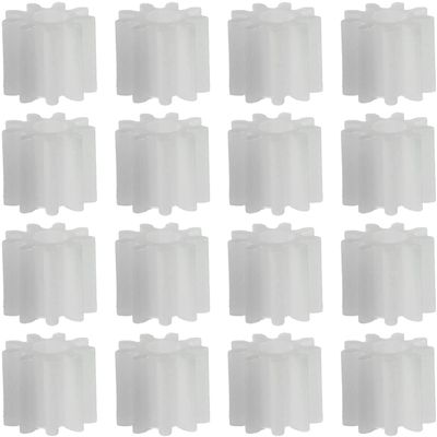 Heyiarbeit 100pcs Plastic Gears 9 Teeth Model 092A Reduction Gear Plastic Worm Gears for RC Car Robot Motor