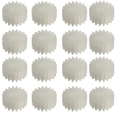 Heyiarbeit 30pcs Plastic Gears 18 Teeth Model 182A Reduction Gear Plastic Worm Gears for RC Car Robot Motor