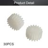 Heyiarbeit 30pcs Plastic Gears 18 Teeth Model 182A Reduction Gear Plastic Worm Gears for RC Car Robot Motor view 4