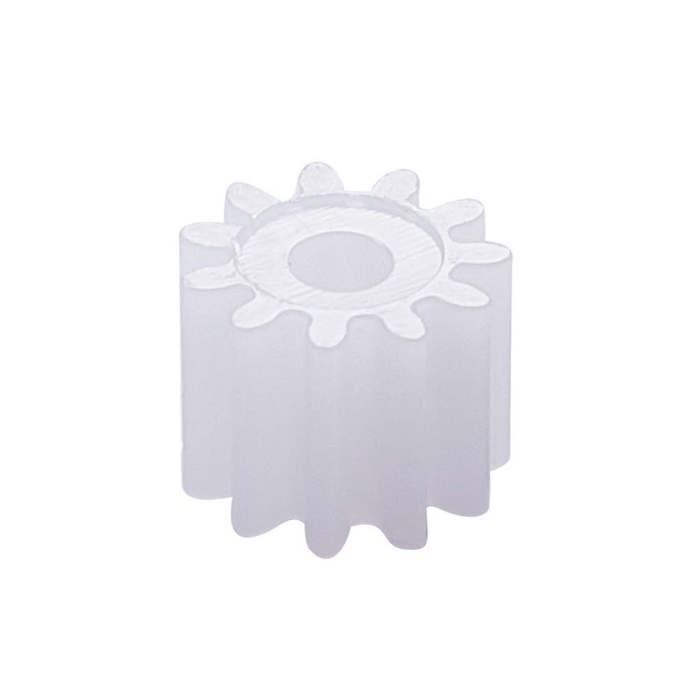 Heyiarbeit 10pcs Plastic Gears 11 Teeth Model 112A Reduction Gear Plastic Worm Gears for RC Car Robot Motor