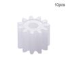 Heyiarbeit 10pcs Plastic Gears 11 Teeth Model 112A Reduction Gear Plastic Worm Gears for RC Car Robot Motor view 3