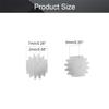 Heyiarbeit 40pcs Plastic Gears 12 Teeth Model 122A Reduction Gear Plastic Worm Gears for RC Car Robot Motor view 2