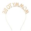 Apone Fatu Hairband, Mom To Be Headband Tiara Crown Rose Gold, Baby Shower Decoration, Mommy To Be Favors Gifts, Party Decorations, Mommy Silver, Unisex view 3