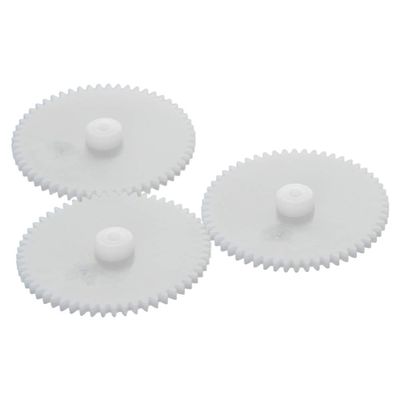 Heyiarbeit 50pcs Plastic Gears 56 Teeth Model 562A Reduction Gear Plastic Worm Gears for RC Car Robot Motor