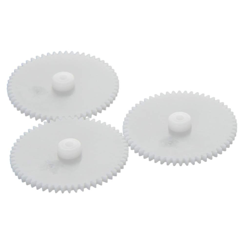 Heyiarbeit 50pcs Plastic Gears 56 Teeth Model 562A Reduction Gear Plastic Worm Gears for RC Car Robot Motor