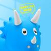 PlayZap Dinosaur Bouncy Horse Hopper, Bouncy Animals Hopper for Toddlers, Inflatable Jumping Ride on Dinosaur Triceratops Hopper, Kids Hopping Toys for 18M 2 3 Years Old Kids Boys Girls Gifts view 4