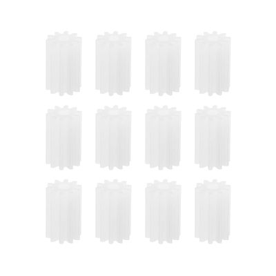 Heyiarbeit 50Pcs Plastic Gears 10 Teeth Model 102A Reduction Gear Plastic Worm Gears for RC Car Robot Motor