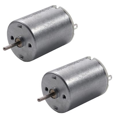 Bettomshin 7.2V DC Motor 13500RPM 0.38A Micro Motor Round Shaft Electric Motor for DIY Airplane RC Boat Toys Model DIY Hobby, 2Pcs