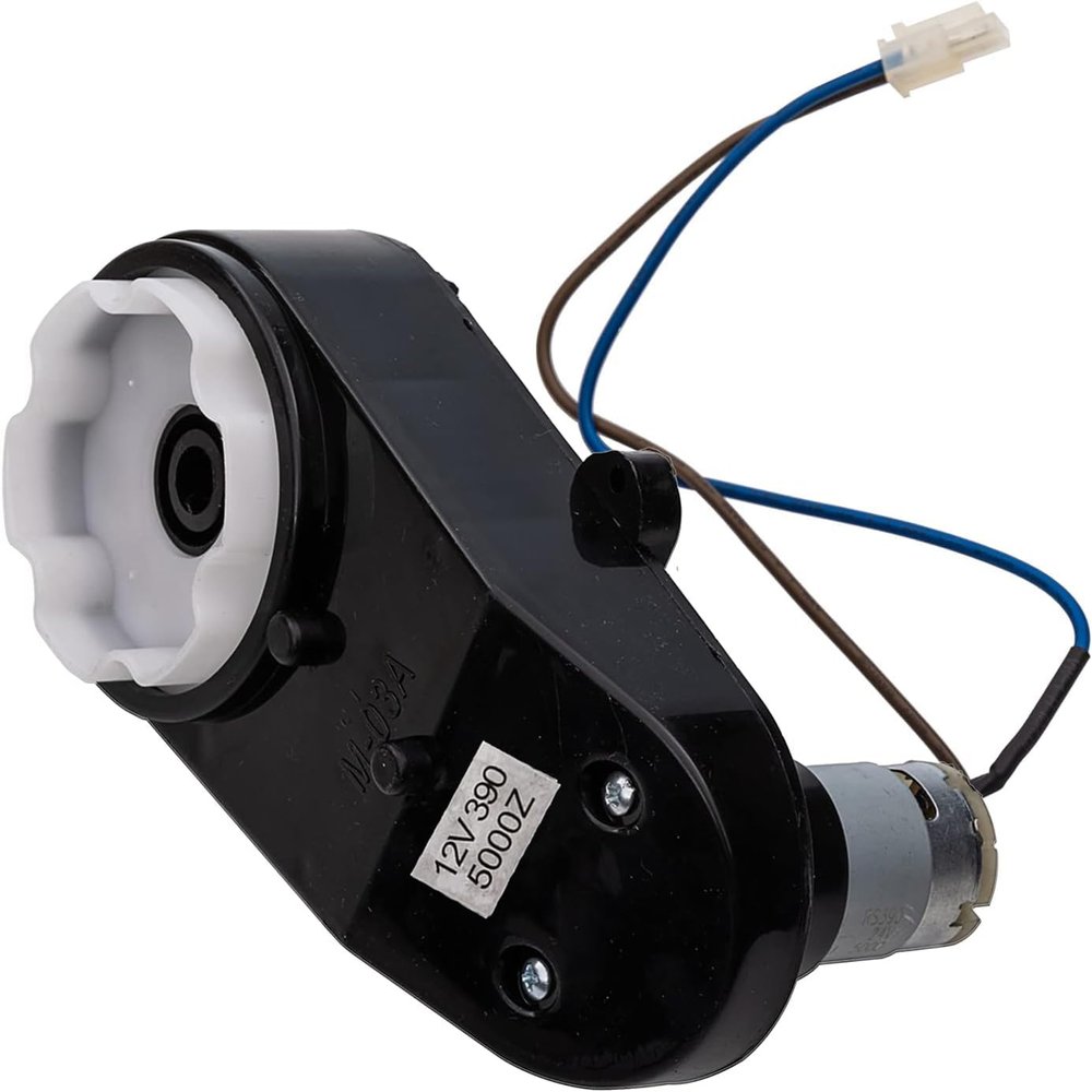 weelye Steering Gearbox RS390 12 Volt 5000 RPM Aperture,Low Speed Steering Motor for Children Ride On Car Replacement Parts, 0.39in