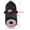 weelye Steering Gearbox RS390 24 Volt 5000 RPM Aperture,Low Speed Steering Motor for Children Ride On Car Replacement Parts, 0.39in view 4