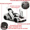 Toy Cars Model MC20 Alloy Collectible Pull Back Vehicles Diecast with Light&Sound (White) view 2
