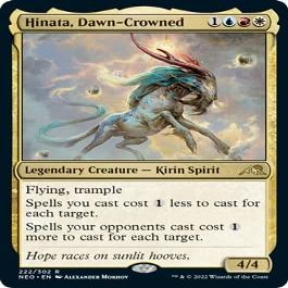 Magic: the Gathering - Hinata, Dawn-Crowned (222) - Kamigawa: Neon Dynasty