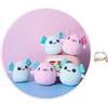 Nenalayo Plushies Doll a Bag of Axolotl Plush Toy Stuffed Soft Snack Pillow Plush Toy for Birthday Gift, Stuffed Toy Game Pillow Cushion Gift for Kids (Blue 6 Balls) view 2