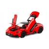 Toy Cars Model MC20 Alloy Collectible Pull Back Diecast Vehicles with Light&Sound (Red) view 1
