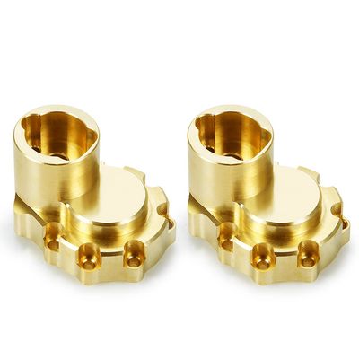 RCLIONS Heavy Weight Rear Portal housing Rear Brass Cover for TRX4 Upgrades Parts 1/10 RC Crawler Car