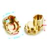 RCLIONS Heavy Weight Rear Portal housing Rear Brass Cover for TRX4 Upgrades Parts 1/10 RC Crawler Car view 2