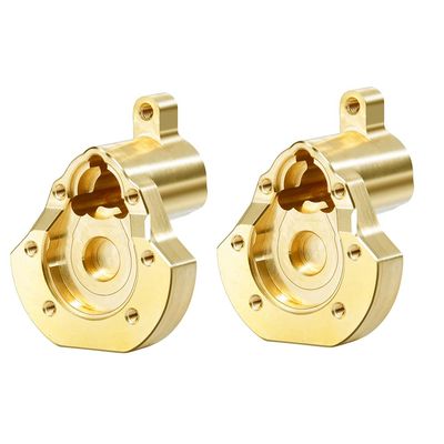 RCLIONS Heavy Weight Rear Portal housing Rear Brass Cover for Redcat GEN8 Upgrades Parts 1/10 RC Crawler Car