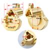 RCLIONS Heavy Weight Rear Portal housing Rear Brass Cover for Redcat GEN8 Upgrades Parts 1/10 RC Crawler Car view 2