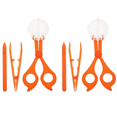 Kisangel Kids Bug Catching Tools Set with Lightweight Bug Tweezers and Plastic Scooper for Outdoor Nature Exploration Insect Collector 5.51X2.51X1.57 Inches