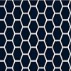 SheetWorld Baby Fitted Oval Crib Sheet Fits Stokke Mini, 100% Cotton Woven Sheet, Unisex Boy Girl, 23 x 29 inches, Navy Honeycomb, Made in USA view 2