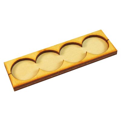 LITKO 4x1 Formation Rank Tray for 25mm Circle Bases