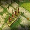 LITKO 4x1 Formation Rank Tray for 25mm Circle Bases view 2
