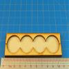 LITKO 4x1 Formation Rank Tray for 25mm Circle Bases view 4