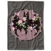 LOGOVISION Batman Lightweight Baby Blanket, 30"X40", Bats of Floral Unisex for Infants Girls & Boys view 4