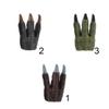 Monster Dinosaur Dragon Devil Costume Hands Puppet Claws Gloves Toys - Brown, as described view 2