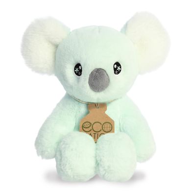 Aurora Eco-Friendly Eco Nation Spearmint Koala Stuffed Animal - Environmental Consciousness - Recycled Materials - Green 8 Inches