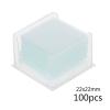Lab Microscope Slides 100Pcs Transparent Square Glass Slides Coverslips Magnifier Microscope Parts (Color : 22X22) view 2